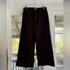 PAIGE Chocolate Brown Trousers